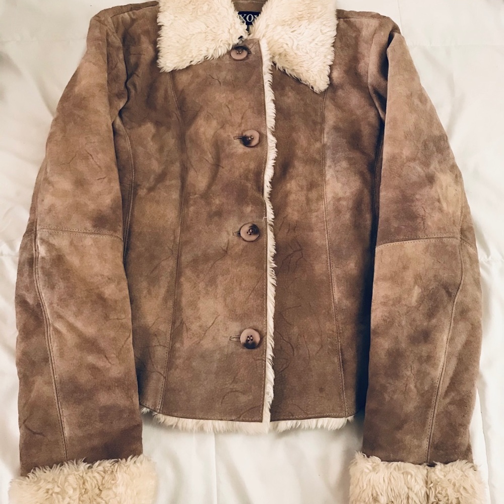 XOXO Genuine Leather Coat